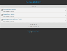 Tablet Screenshot of pedrocaleiro.com